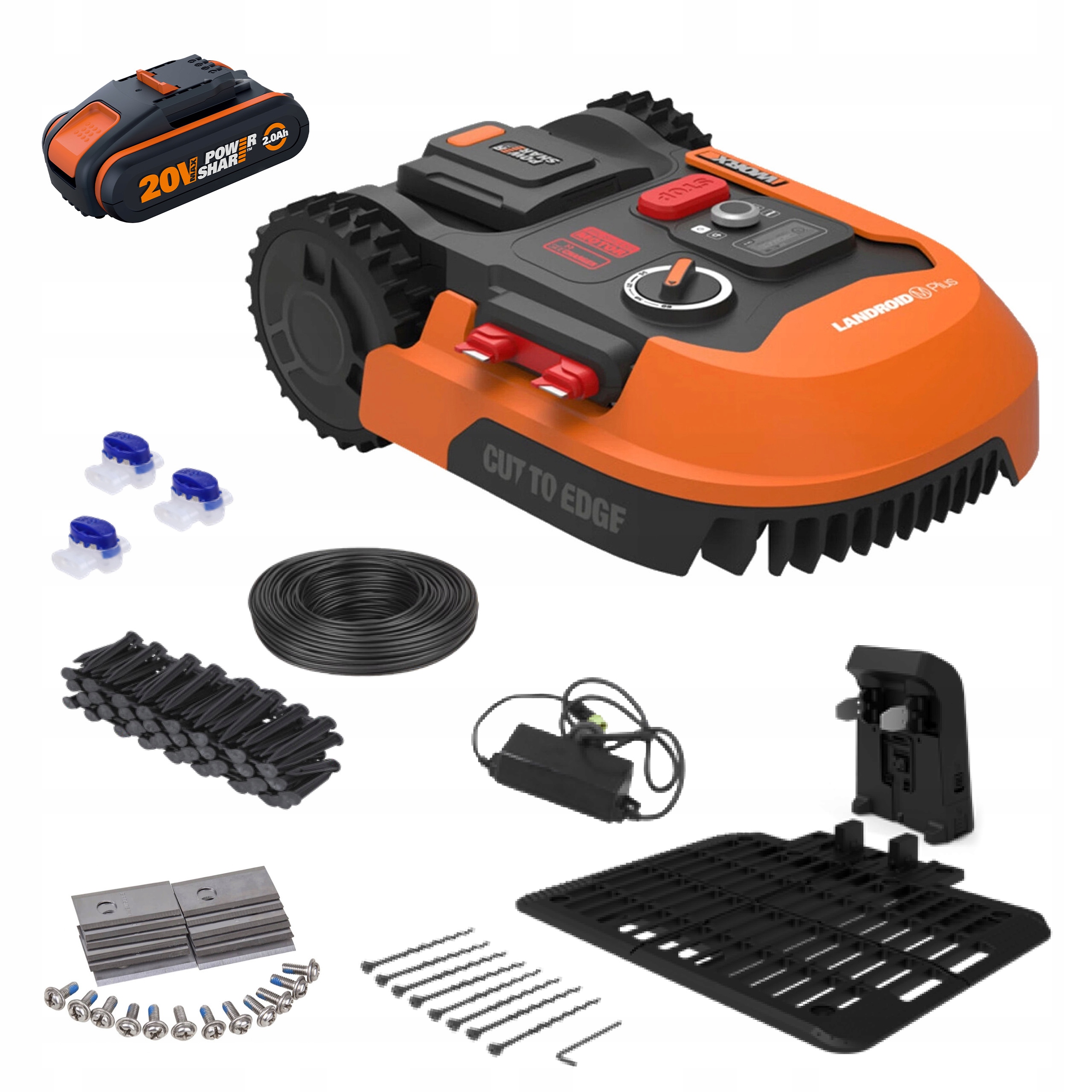 Worx LANDROID M600 Plus WR166E robotická kosačka s objemom 600 m2
